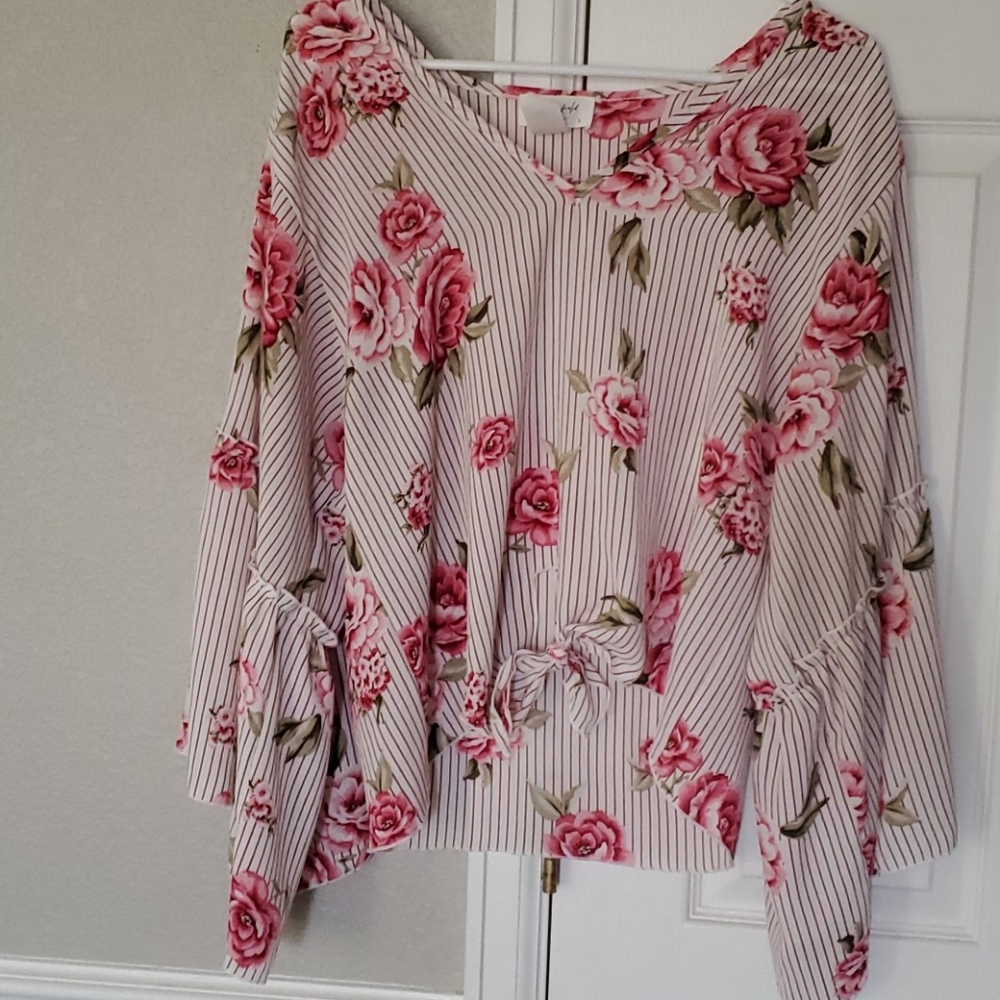 Lavender Field Flowy Boho top